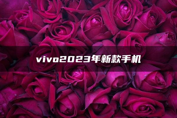 vivo2023年新款手机