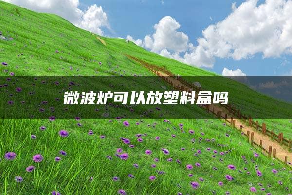 微波炉可以放塑料盒吗