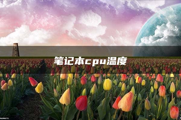 笔记本cpu温度