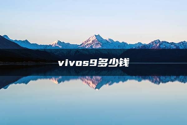 vivos9多少钱