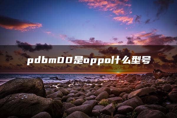 pdbm00是oppo什么型号