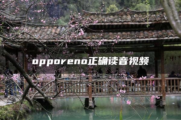 opporeno正确读音视频