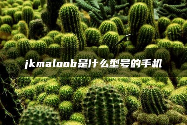 jkmaloob是什么型号的手机