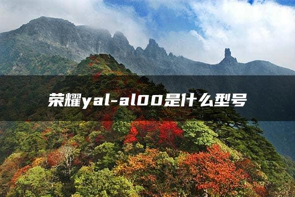 荣耀yal-al00是什么型号