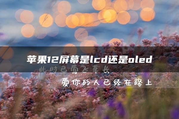 苹果12屏幕是lcd还是oled