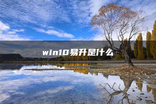 win10易升是什么