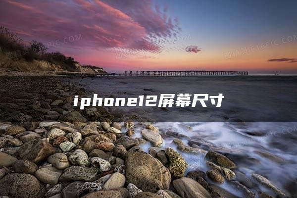 iphone12屏幕尺寸