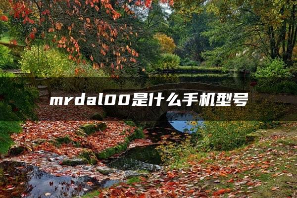 mrdal00是什么手机型号