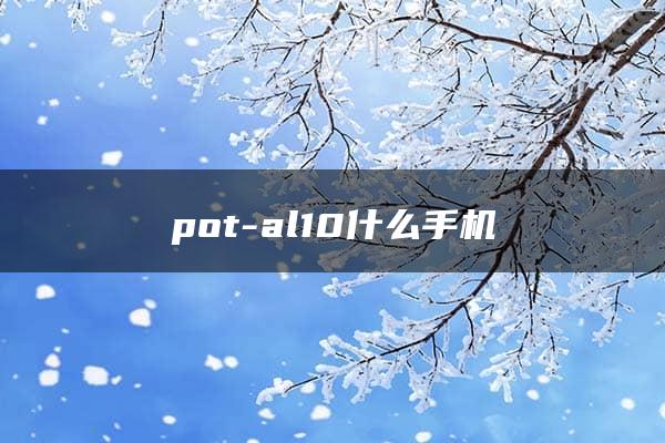 pot-al10什么手机