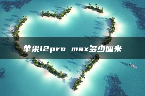 苹果12pro max多少厘米