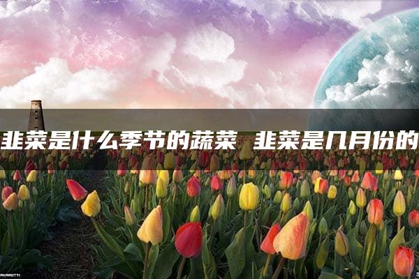 韭菜是什么季节的蔬菜 韭菜是几月份的