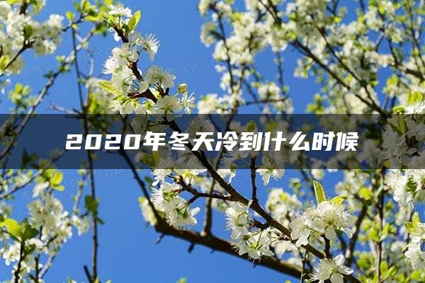 2020年冬天冷到什么时候