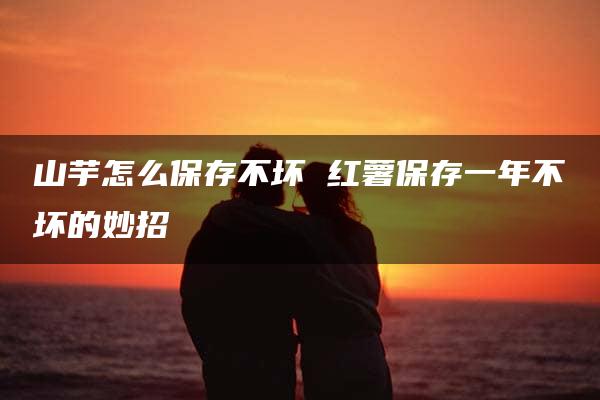 山芋怎么保存不坏 红薯保存一年不坏的妙招