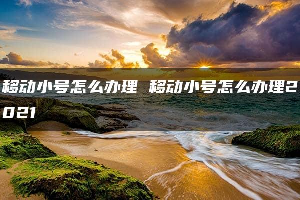 移动小号怎么办理 移动小号怎么办理2021