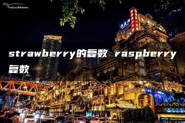 strawberry的复数 raspberry复数