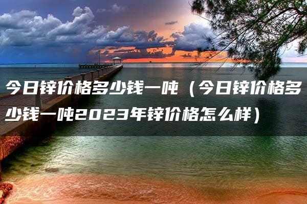 今日锌价格多少钱一吨（今日锌价格多少钱一吨2023年锌价格怎么样）