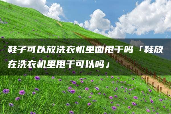 鞋子可以放洗衣机里面甩干吗「鞋放在洗衣机里甩干可以吗」