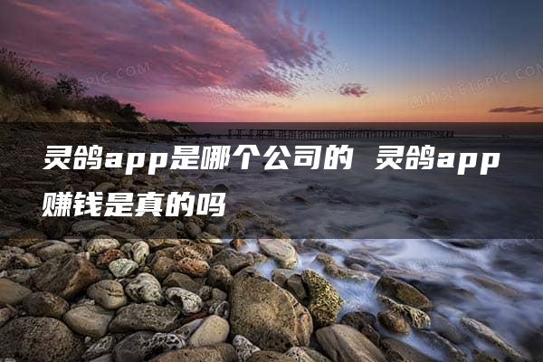 灵鸽app是哪个公司的 灵鸽app赚钱是真的吗