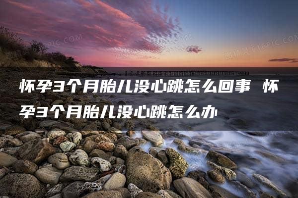 怀孕3个月胎儿没心跳怎么回事 怀孕3个月胎儿没心跳怎么办