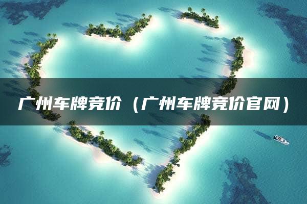 广州车牌竞价（广州车牌竞价官网）