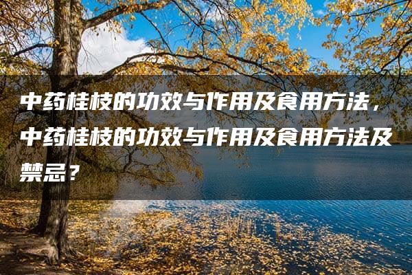 中药桂枝的功效与作用及食用方法，中药桂枝的功效与作用及食用方法及禁忌？