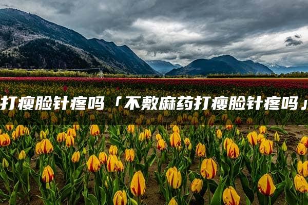 打瘦脸针疼吗「不敷麻药打瘦脸针疼吗」