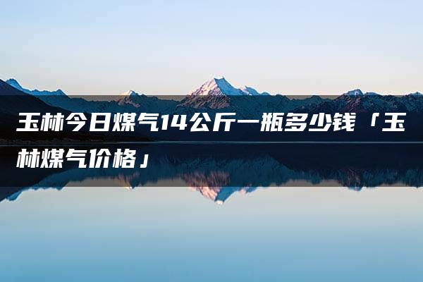 玉林今日煤气14公斤一瓶多少钱「玉林煤气价格」