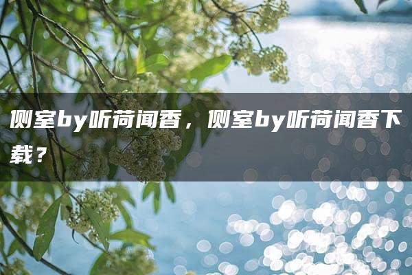 侧室by听荷闻香，侧室by听荷闻香下载？