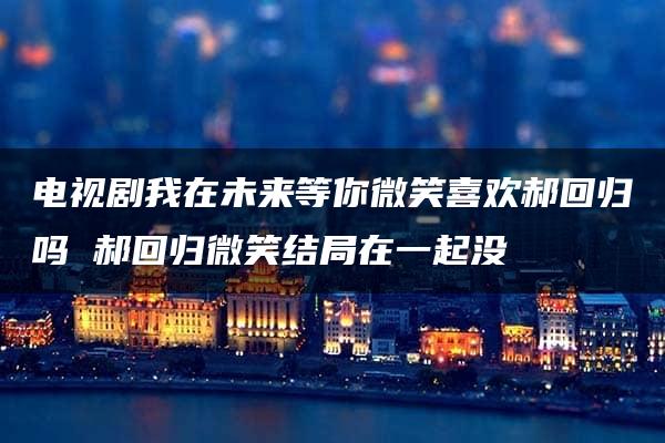 电视剧我在未来等你微笑喜欢郝回归吗 郝回归微笑结局在一起没