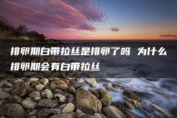 排卵期白带拉丝是排卵了吗 为什么排卵期会有白带拉丝