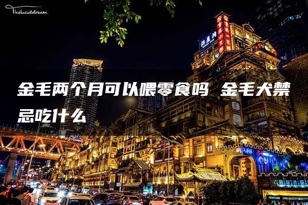 金毛两个月可以喂零食吗 金毛犬禁忌吃什么