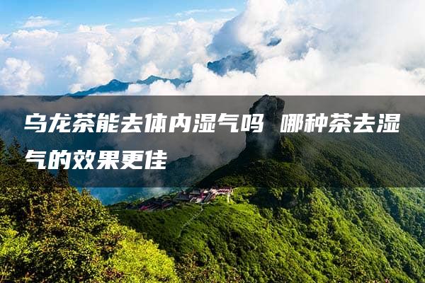 乌龙茶能去体内湿气吗 哪种茶去湿气的效果更佳