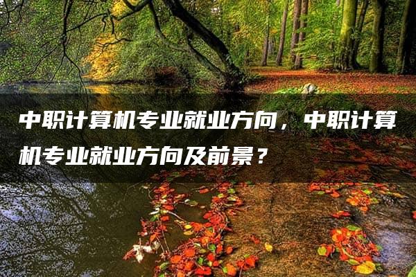 中职计算机专业就业方向，中职计算机专业就业方向及前景？