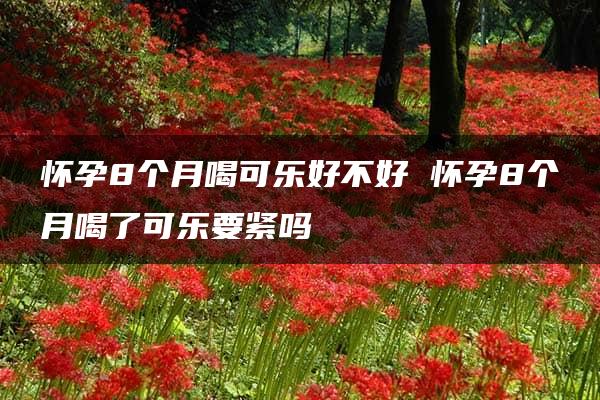 怀孕8个月喝可乐好不好 怀孕8个月喝了可乐要紧吗