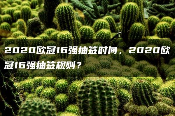 2020欧冠16强抽签时间，2020欧冠16强抽签规则？