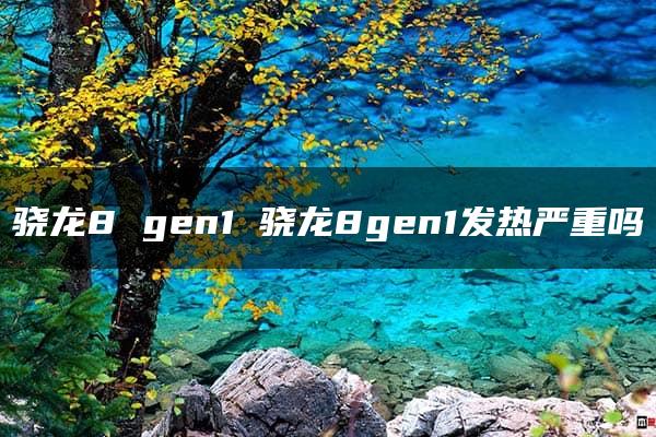 骁龙8 gen1 骁龙8gen1发热严重吗