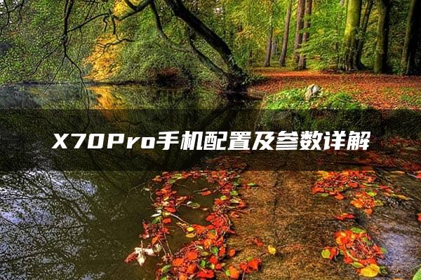 X70Pro手机配置及参数详解