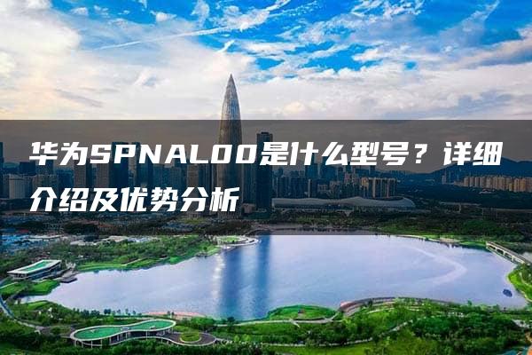 华为SPNAL00是什么型号？详细介绍及优势分析