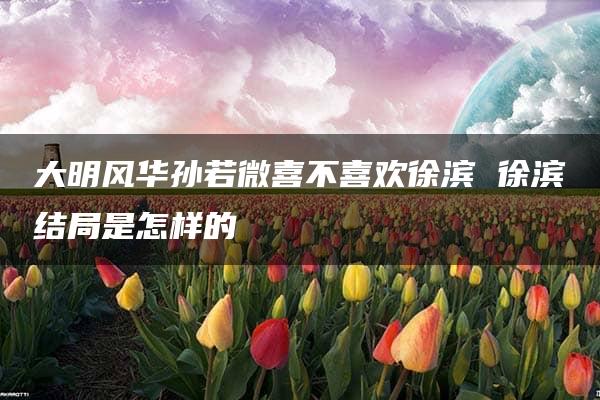 大明风华孙若微喜不喜欢徐滨 徐滨结局是怎样的