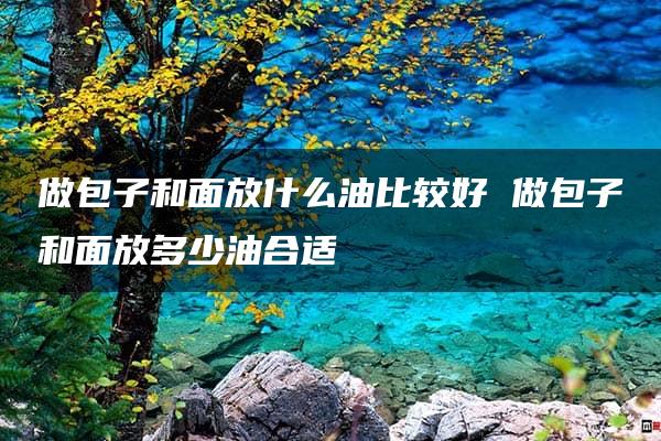 做包子和面放什么油比较好 做包子和面放多少油合适