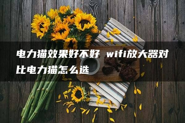 电力猫效果好不好 wifi放大器对比电力猫怎么选