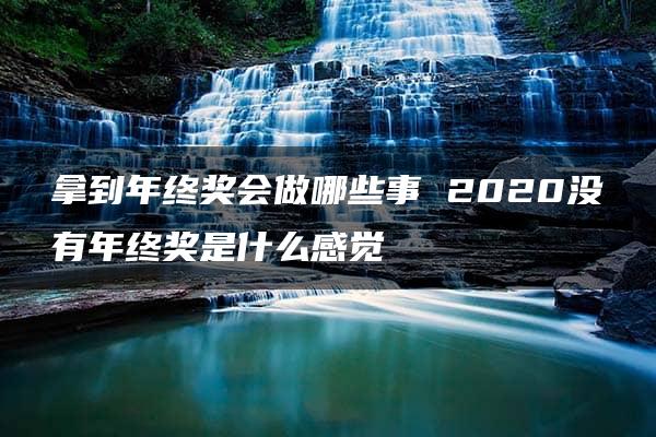 拿到年终奖会做哪些事 2020没有年终奖是什么感觉