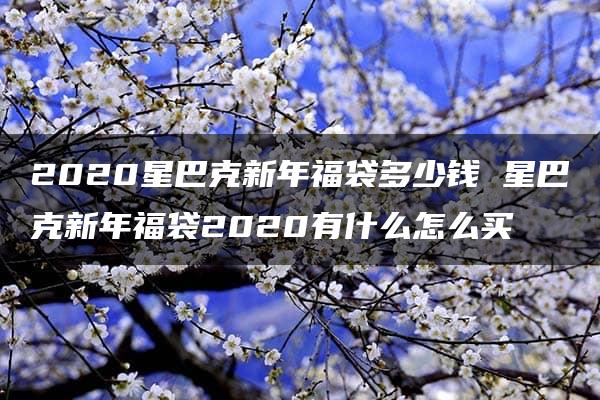 2020星巴克新年福袋多少钱 星巴克新年福袋2020有什么怎么买