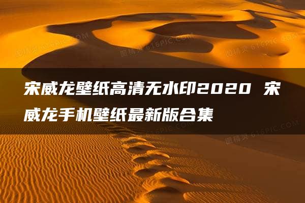 宋威龙壁纸高清无水印2020 宋威龙手机壁纸最新版合集