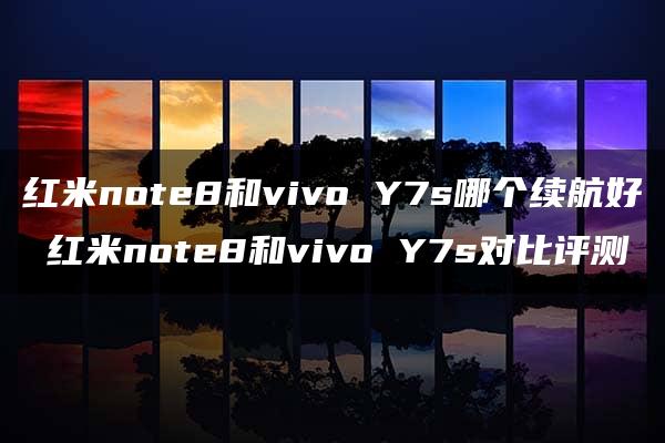 红米note8和vivo Y7s哪个续航好 红米note8和vivo Y7s对比评测