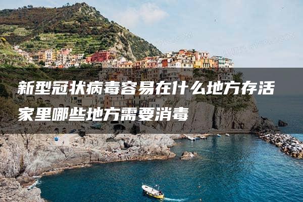 新型冠状病毒容易在什么地方存活 家里哪些地方需要消毒