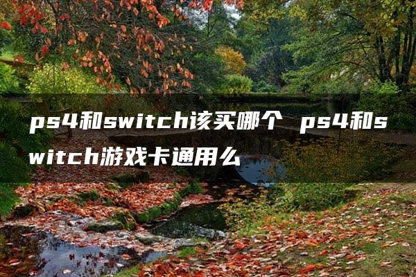 ps4和switch该买哪个 ps4和switch游戏卡通用么