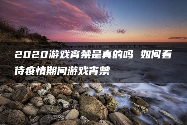 2020游戏宵禁是真的吗 如何看待疫情期间游戏宵禁