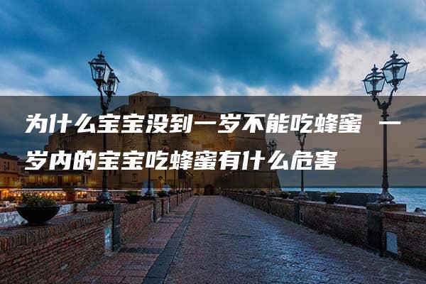 为什么宝宝没到一岁不能吃蜂蜜 一岁内的宝宝吃蜂蜜有什么危害