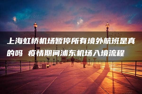 上海虹桥机场暂停所有境外航班是真的吗 疫情期间浦东机场入境流程